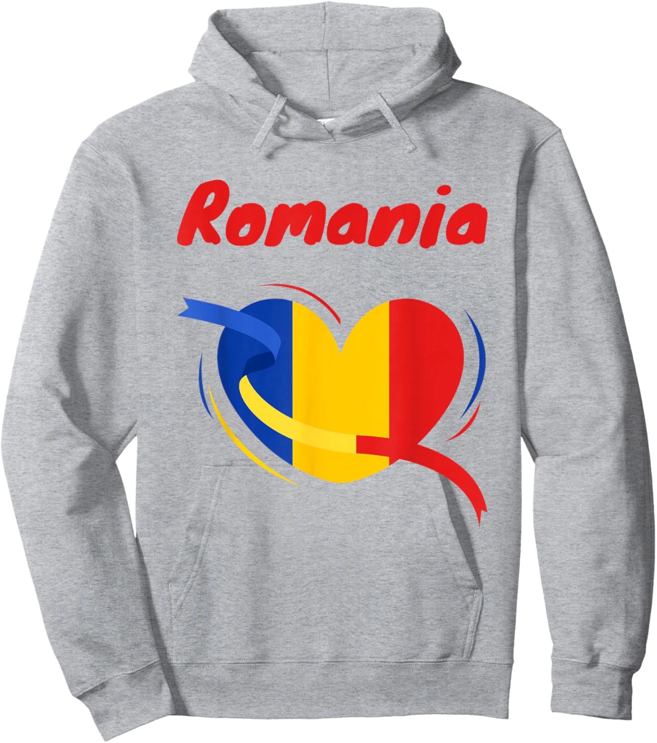 Romania Flag Women's Romania , yellow Hoodie - Hoodie | Ash