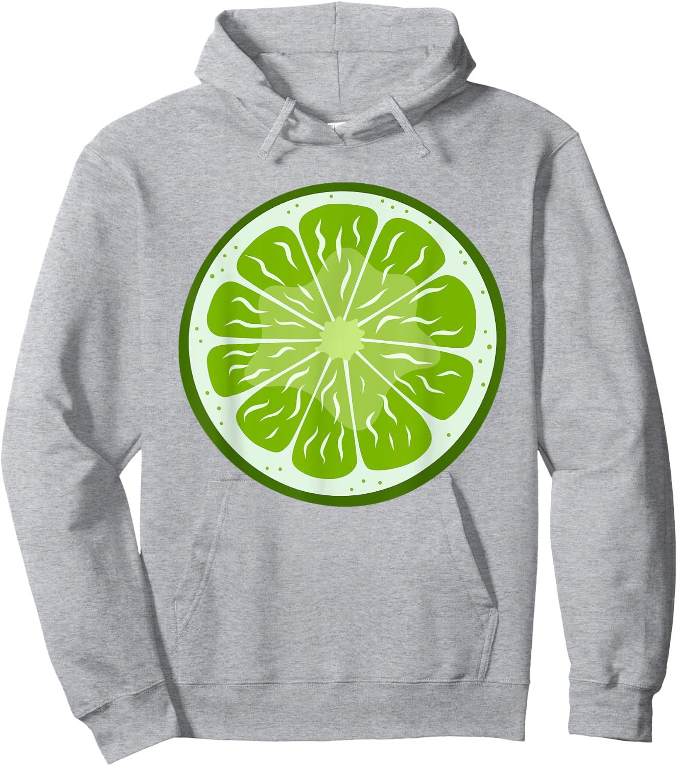 Lime Sliced Fruit Cute Easy Halloween Costume Hoodie - Hoodie | Ash