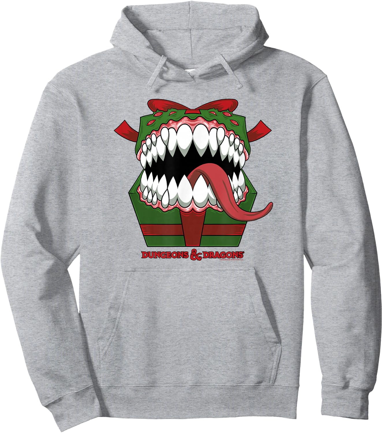 Dungeons & Dragons Christmas Gift Mimic Poster Hoodie - Hoodie | Ash