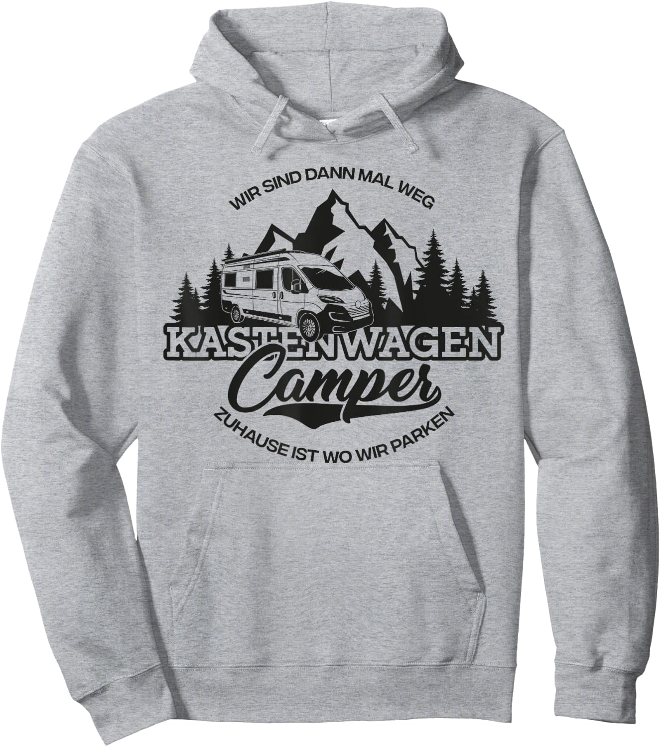 Kastenwagen Camper - Zuhause Ist Wo Wir parken Hoodie - Hoodie | Ash