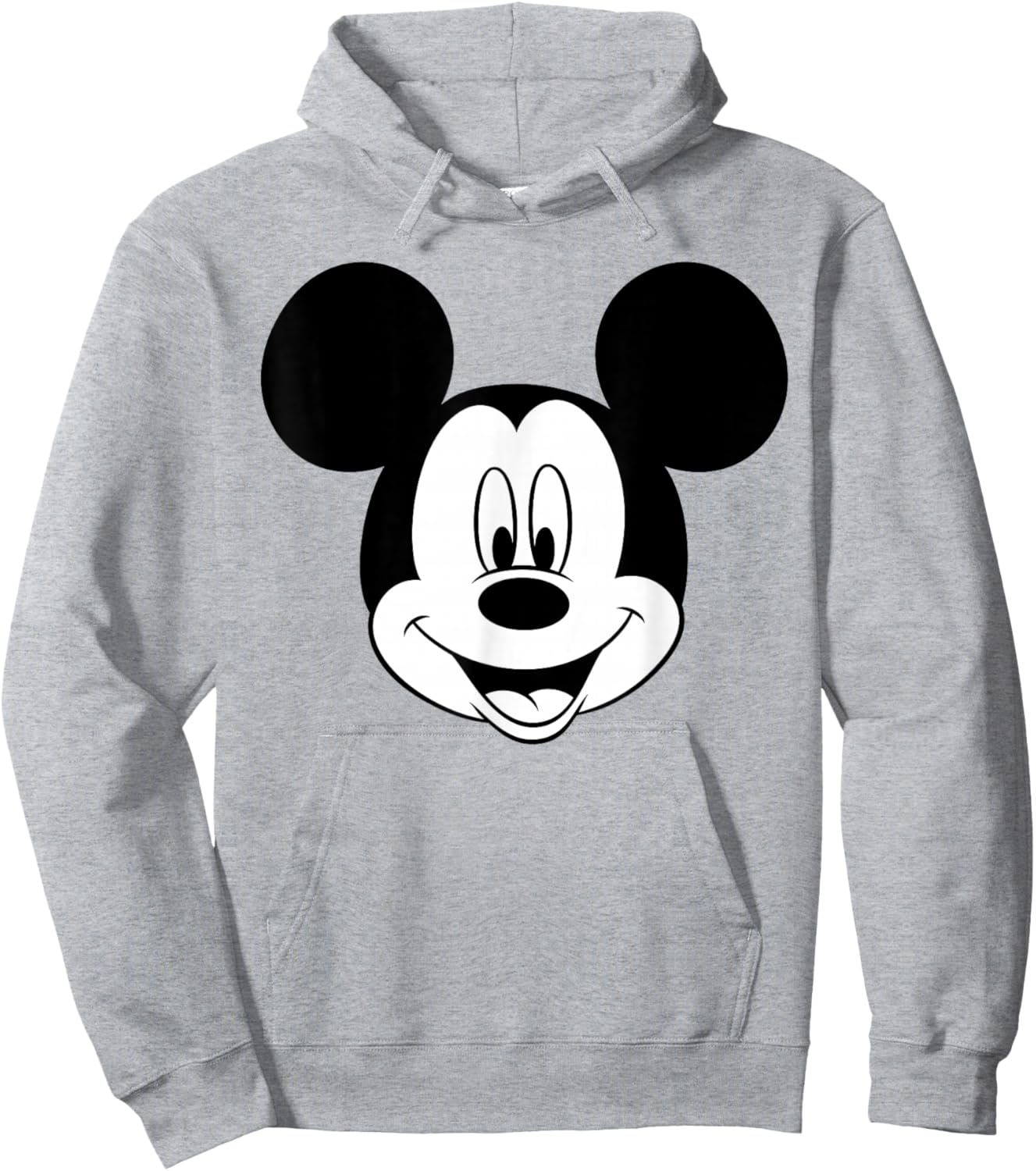 Disney - Mickey Mouse Happy Face Hoodie - Hoodie | Ash