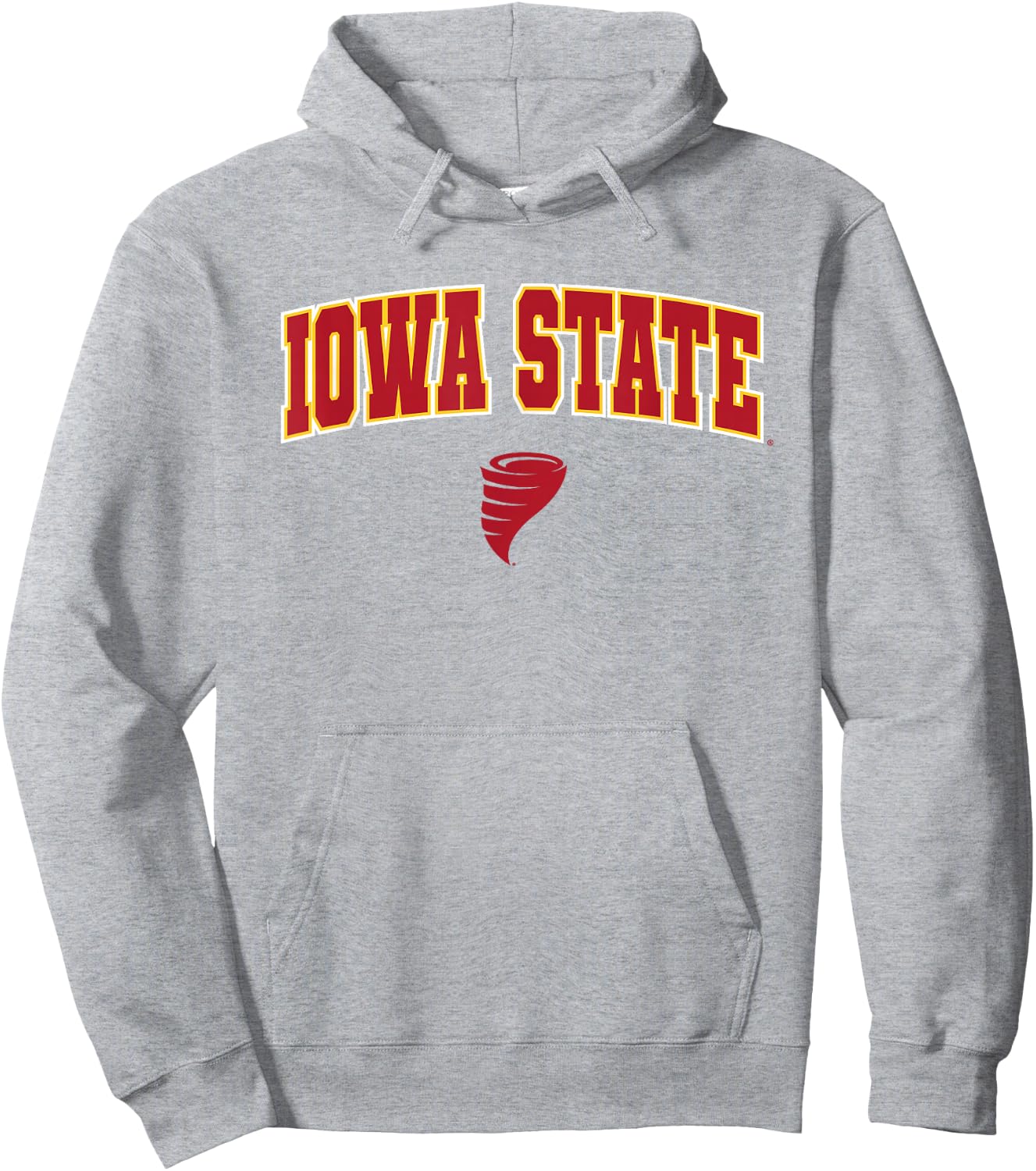 Iowa State University Cyclones Arch Logo Hoodie - Hoodie | Ash