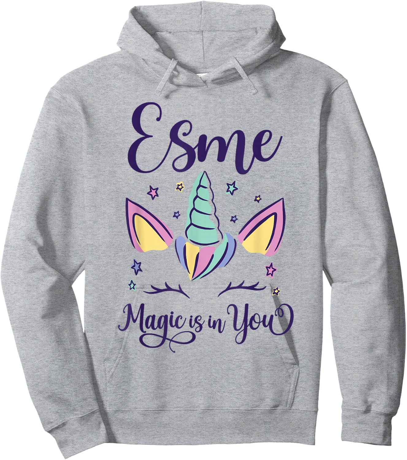 First Name Esme Personalized I Love Esme Hoodie - Hoodie | Ash