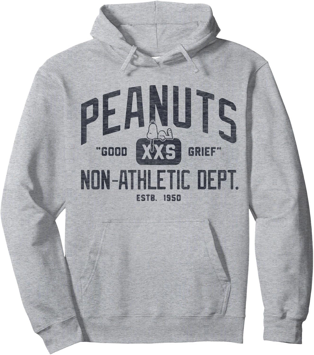 Peanuts Non-Athletic Department Snoopy Hoodie - Hoodie | Ash