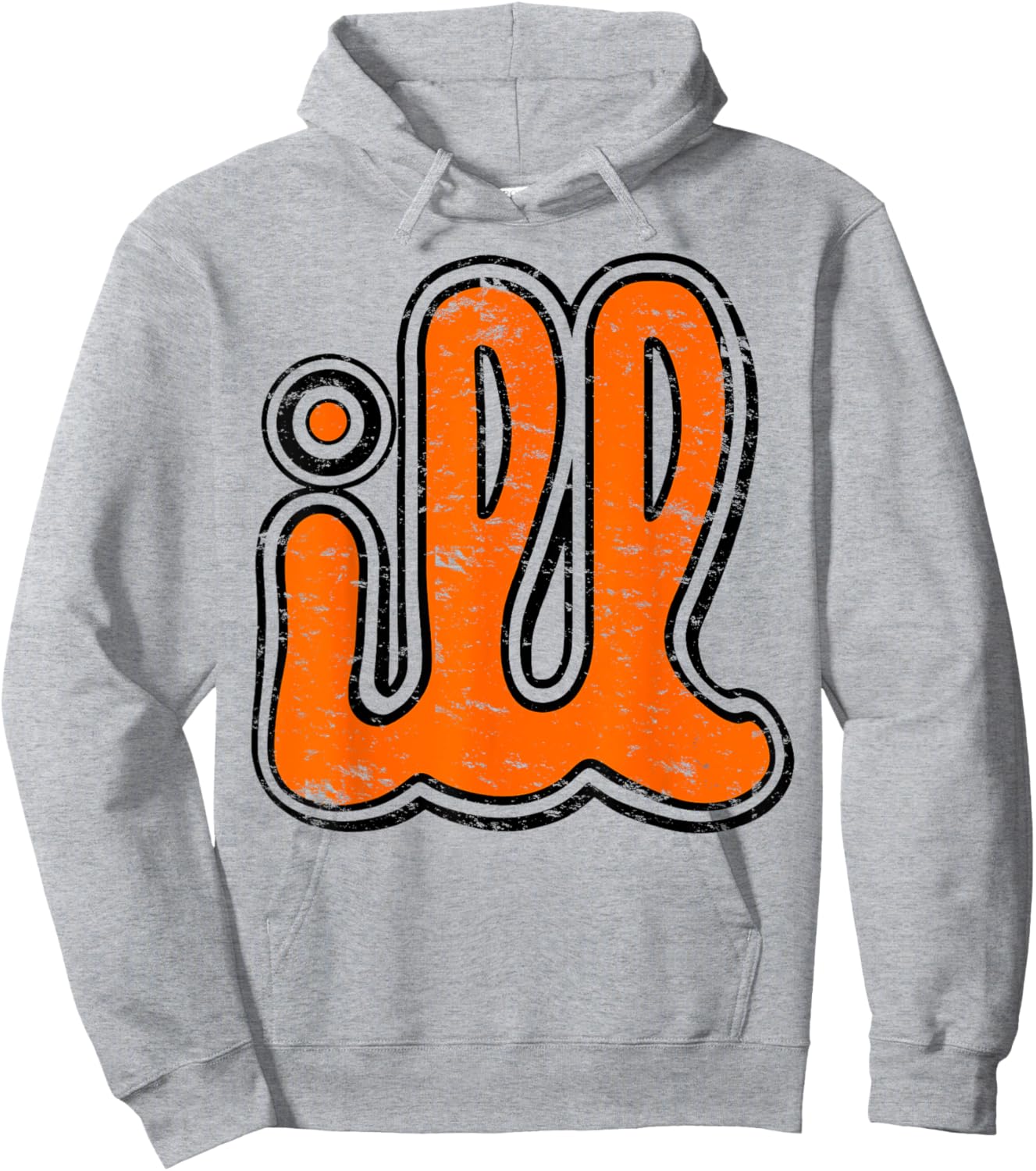 Vintage ILL Orange and Black Philly Philly Hoodie - Hoodie | Ash