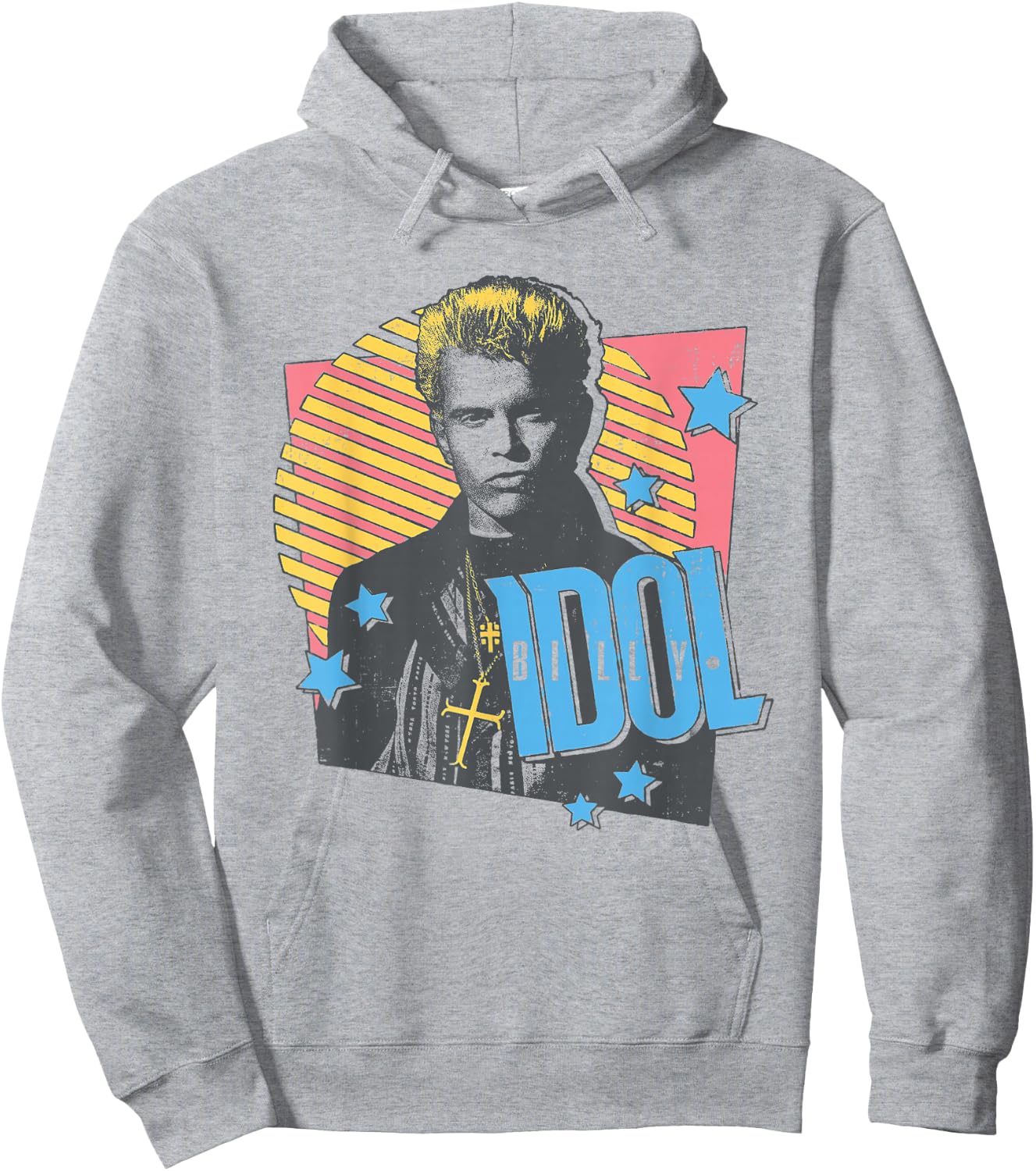 Billy Idol - Retro Contour , white, S Hoodie - Hoodie | Ash