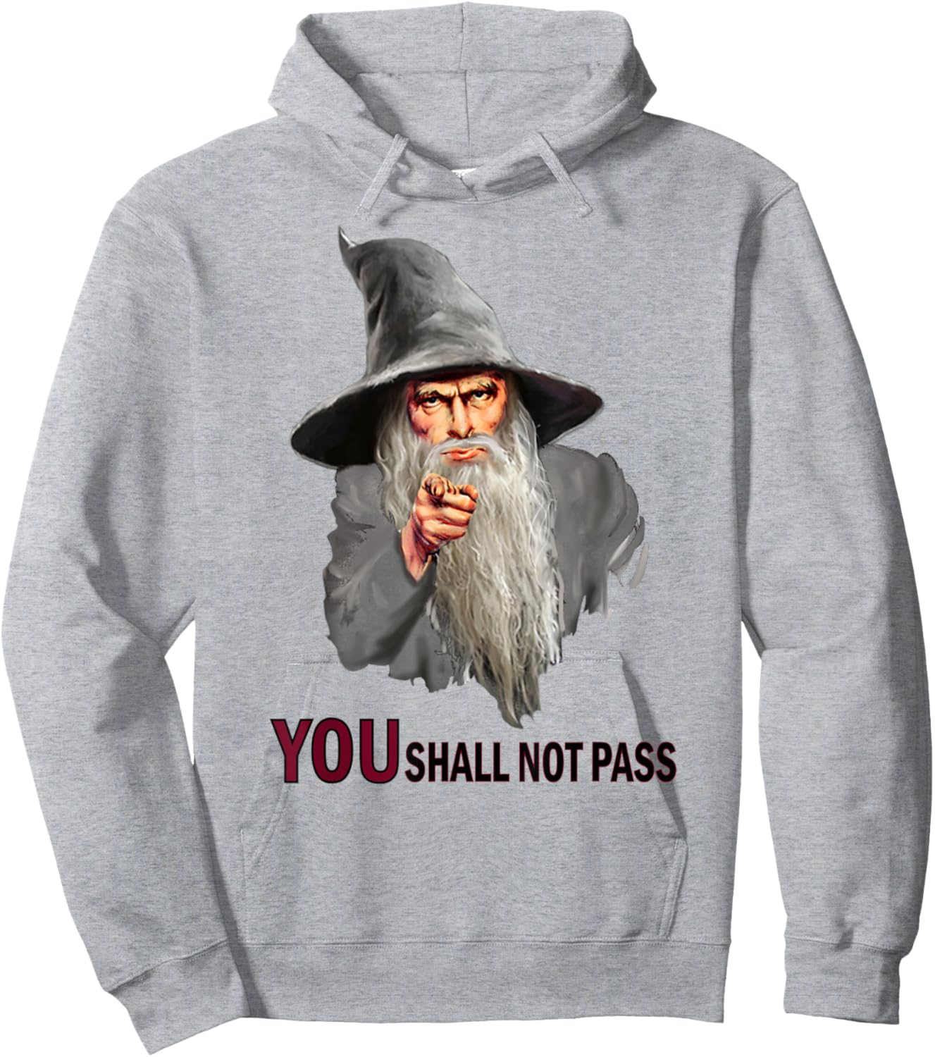 You Shall Not Pass Wizard Shirt Funny Uncle Sam Hoodie - Hoodie | Ash