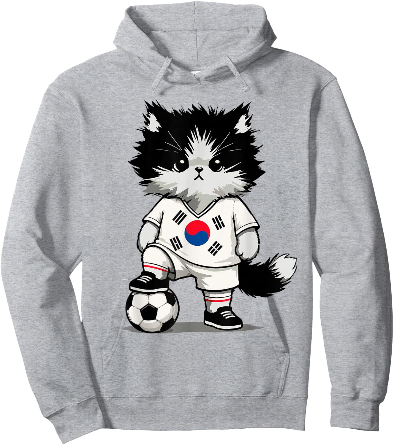 Korean Flag Men Women Kids South Korea Hoodie - Hoodie | Ash
