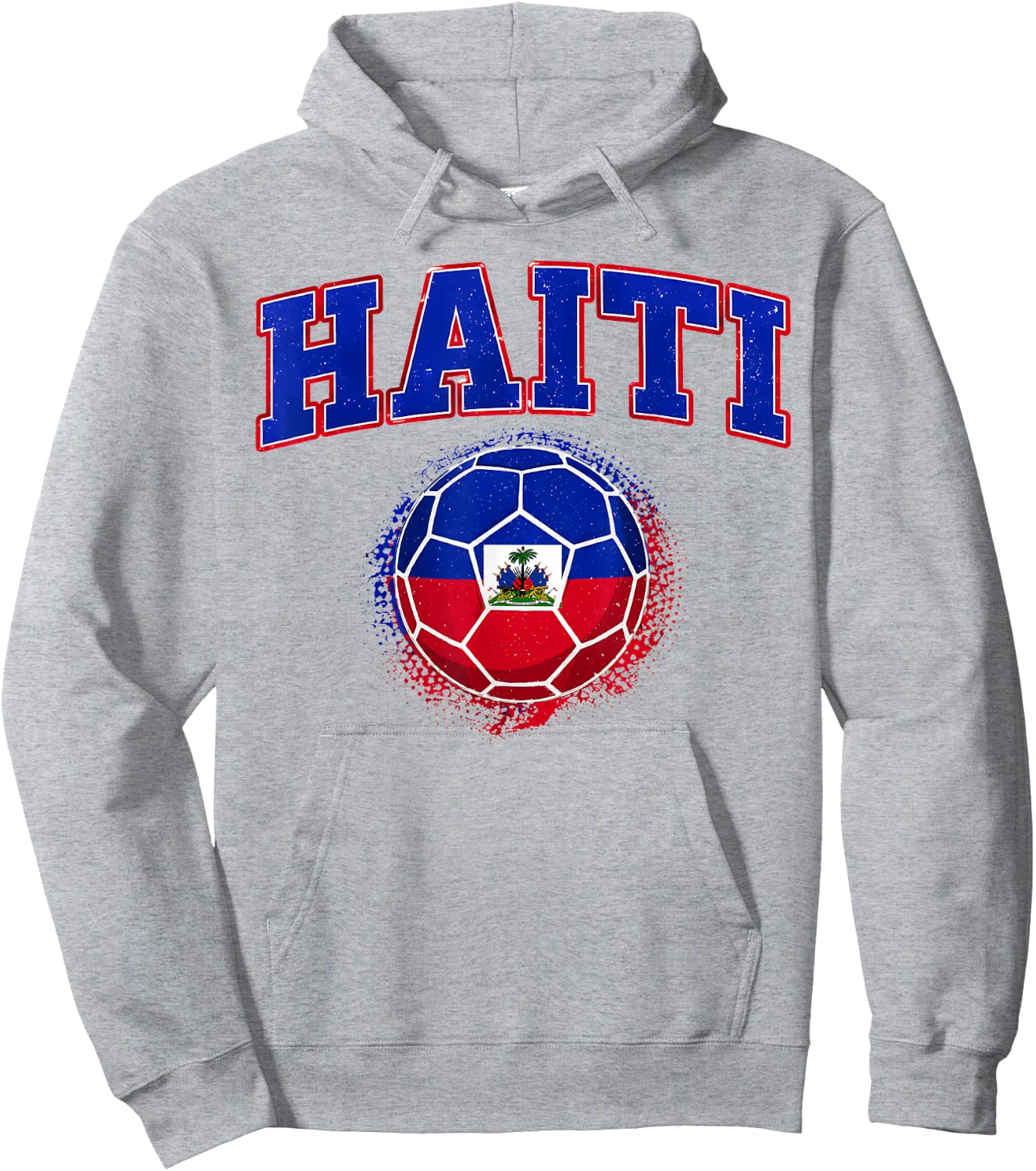 Haiti Haitian Flag Pride Men Women Kids Hoodie - Hoodie | Ash