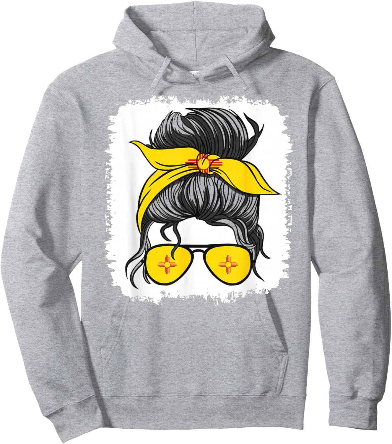 New Mexico Girl USA New Mexico Mom Hoodie - Hoodie | Ash