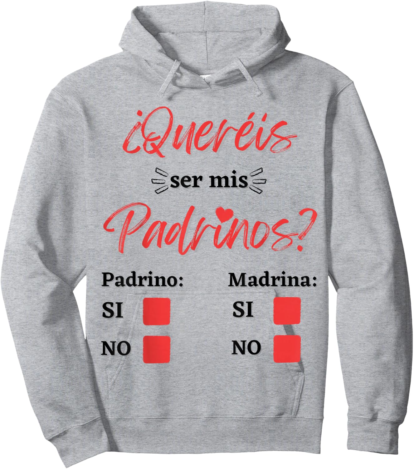 Want to be my Godparents and Godmothers Hoodie - Hoodie | Ash