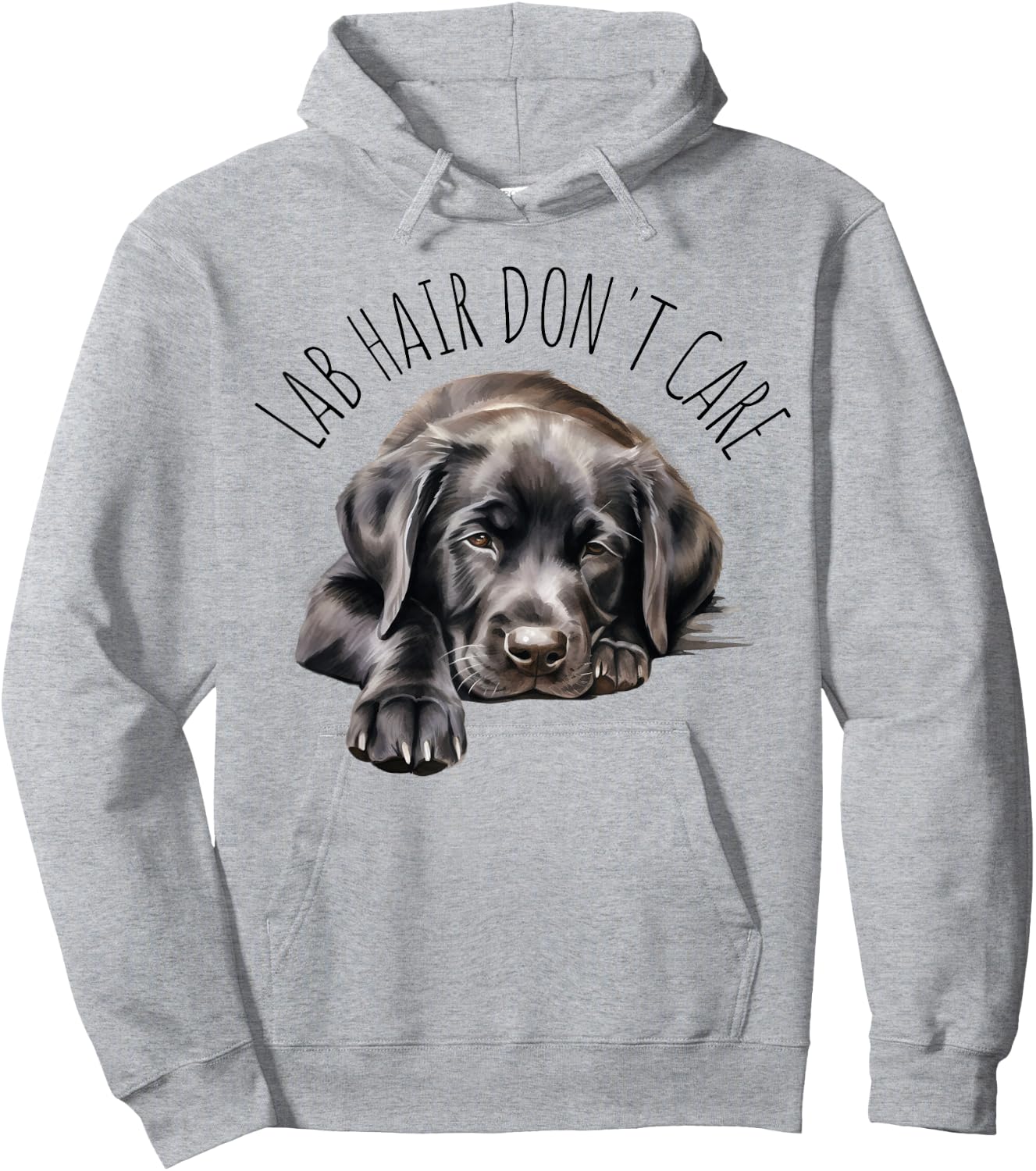Funny Labrador Dog Owner Hoodie - Hoodie | Ash
