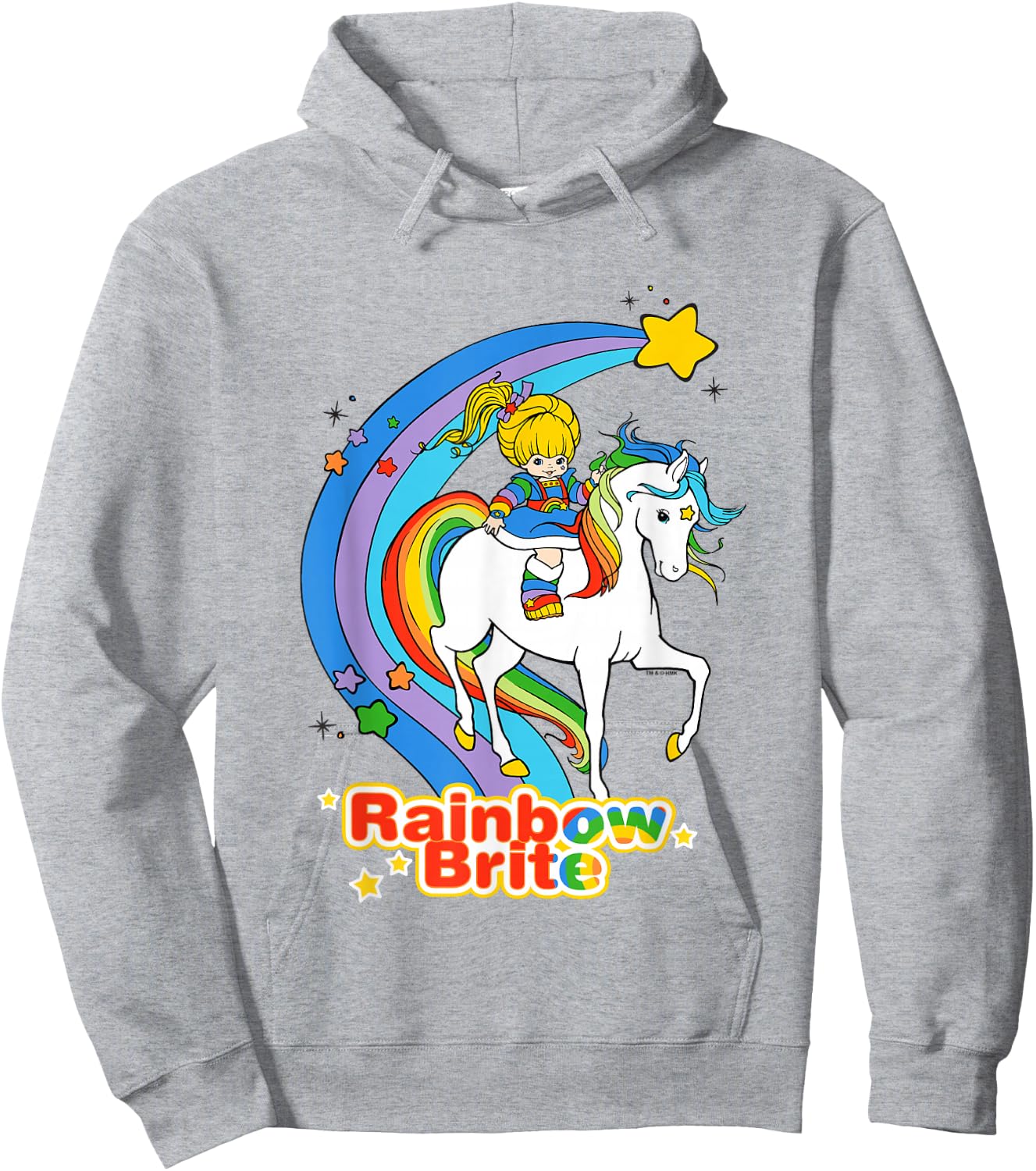 Rainbow Brite & Starlite Best Friends Forever Hoodie - Hoodie | Ash