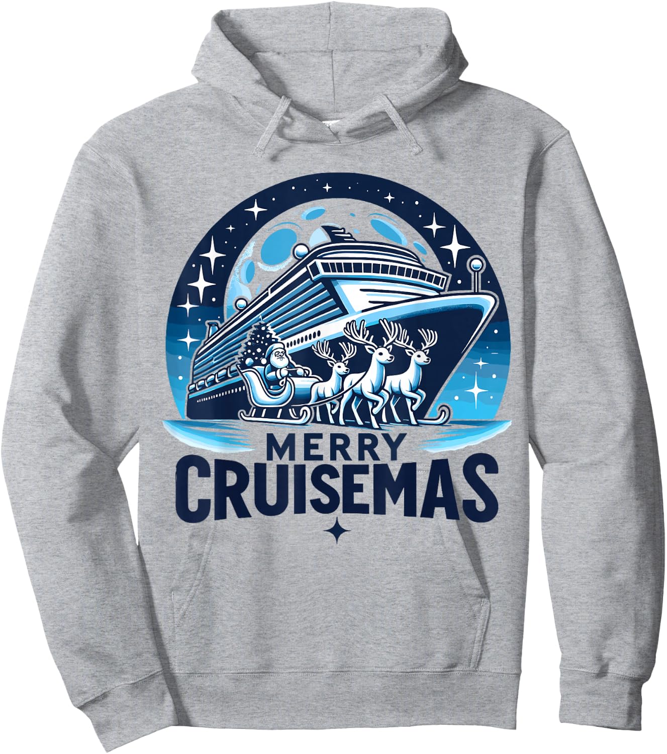 Merry Cruisemas - Cruise Mas Hoodie - Hoodie | Ash