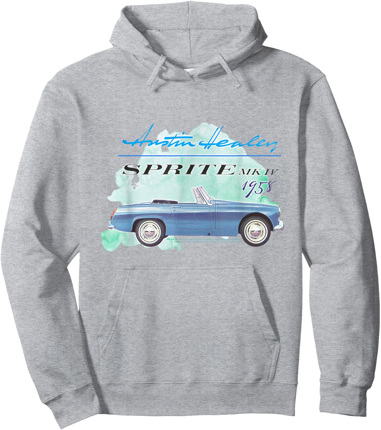 BMH Austin-Healey Sprite MKIV Retro Sports Car Hoodie - Hoodie | Ash