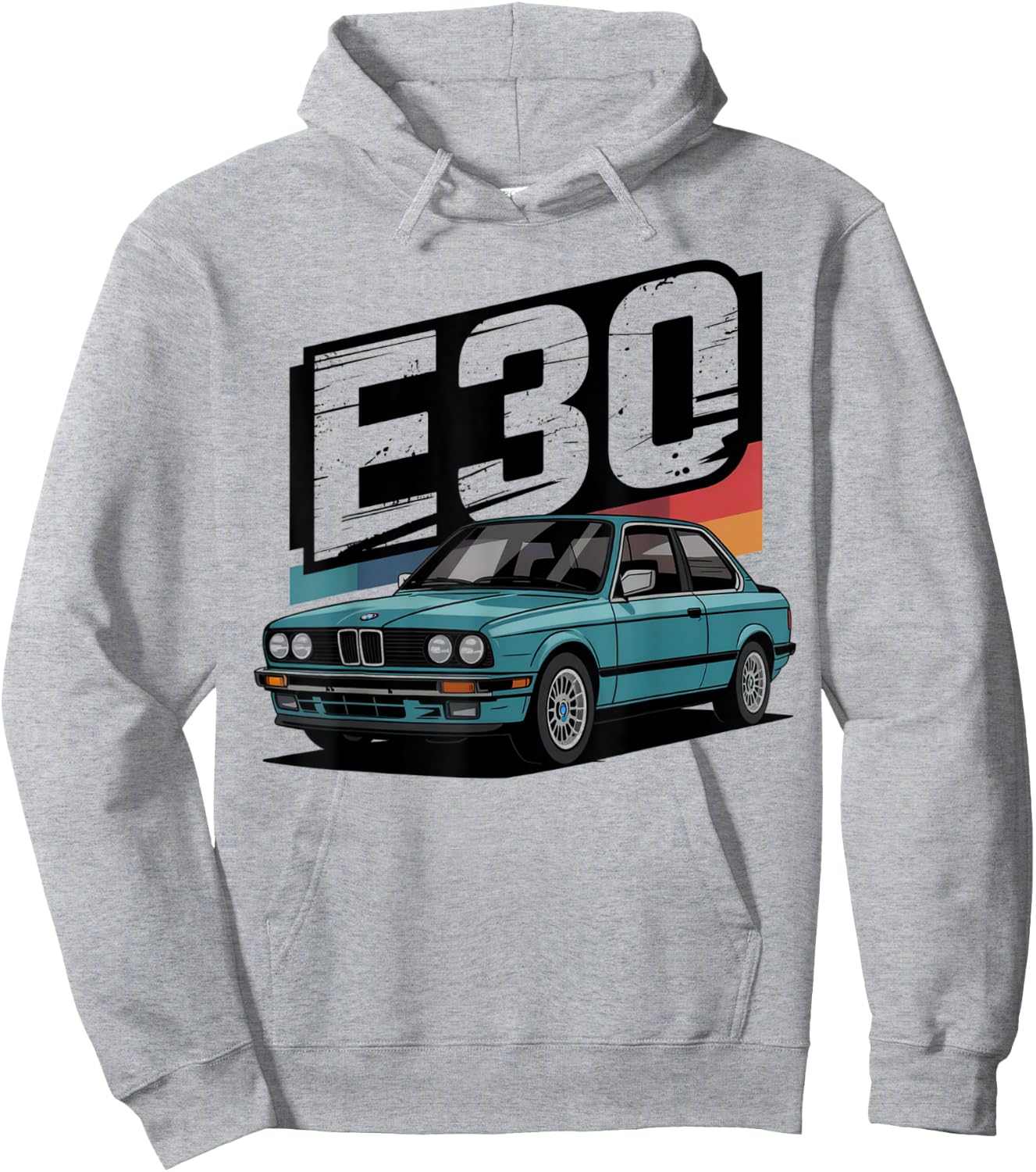80s Steet Legend Motorsport Old School Hoodie - Hoodie | Ash