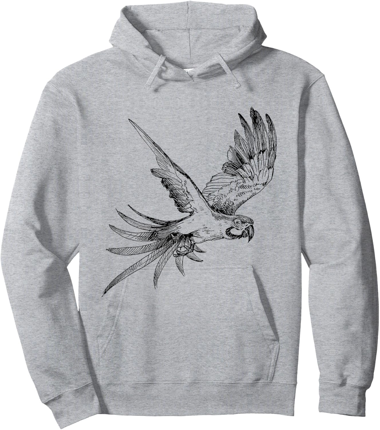 Funny Parrot kids Shirt Parrot Lover and girls Hoodie - Hoodie | Ash