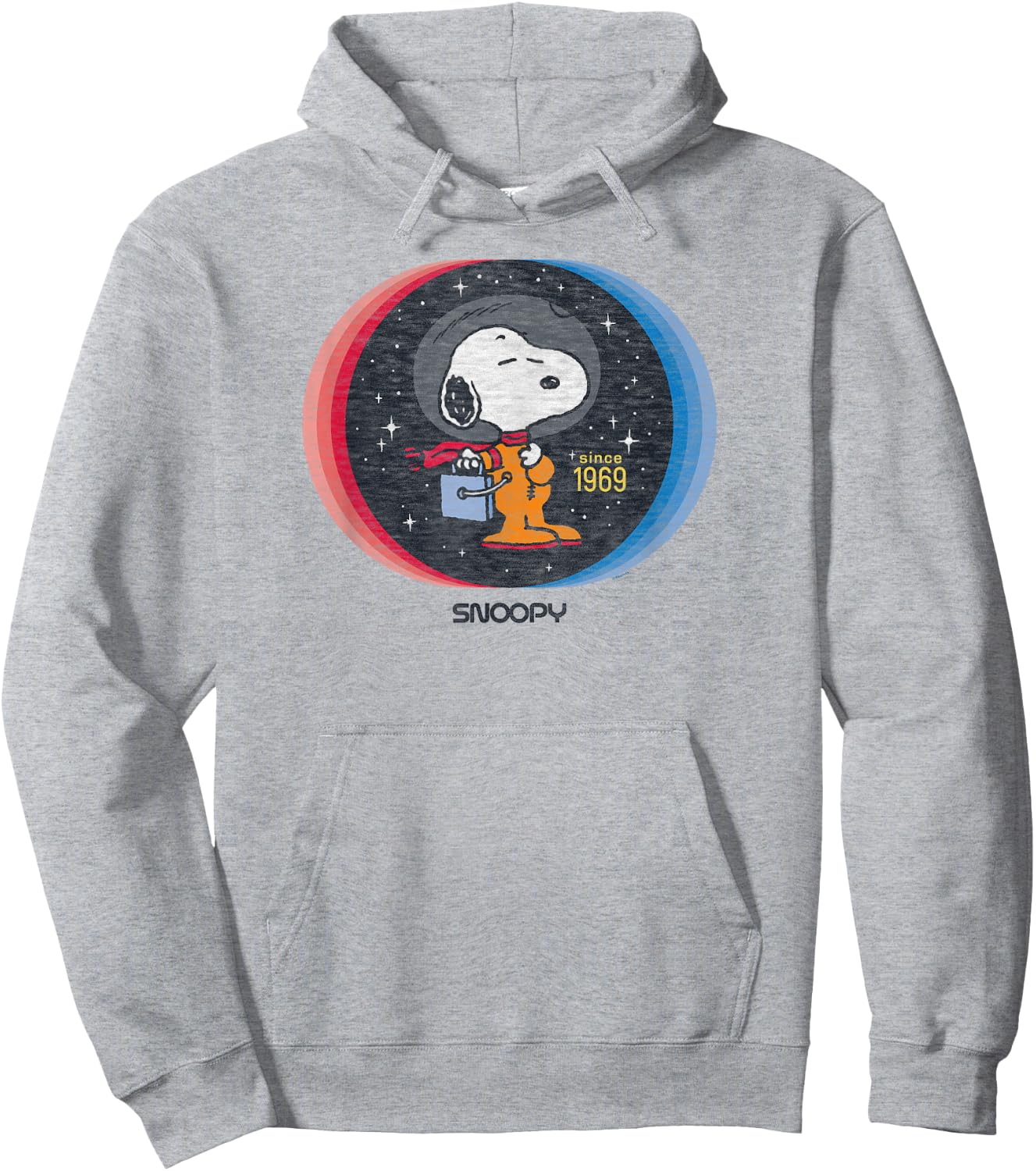 Peanuts Snoopy in Space 1969 Hoodie - Hoodie | Ash