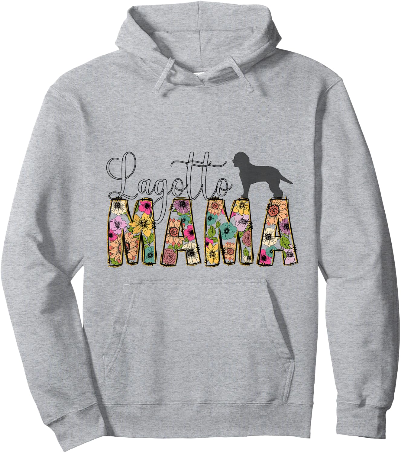 Lagotto Romagnolo Dog , White Hoodie - Hoodie | Ash