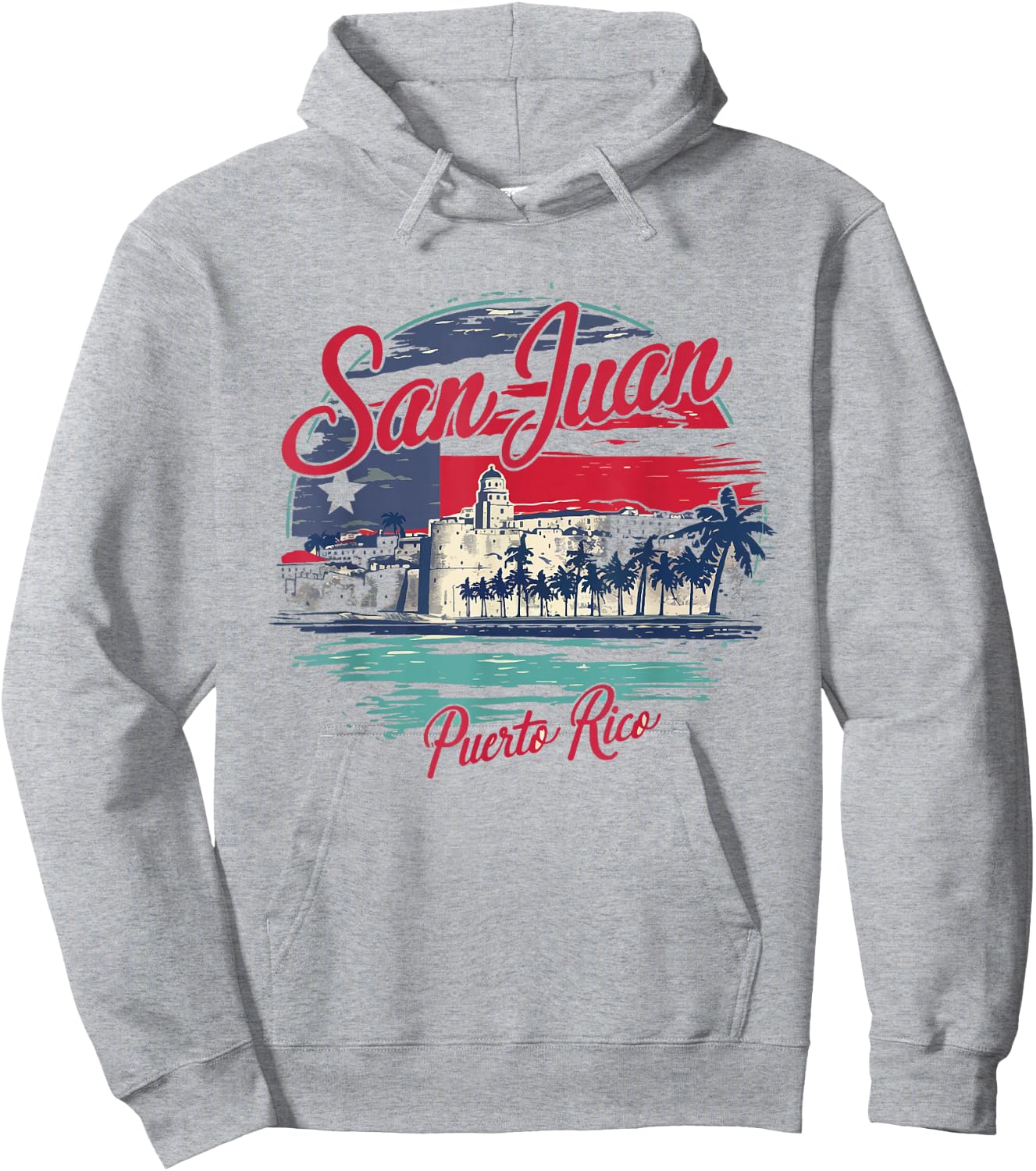 San Juan Puerto Rico Hoodie - Hoodie | Ash