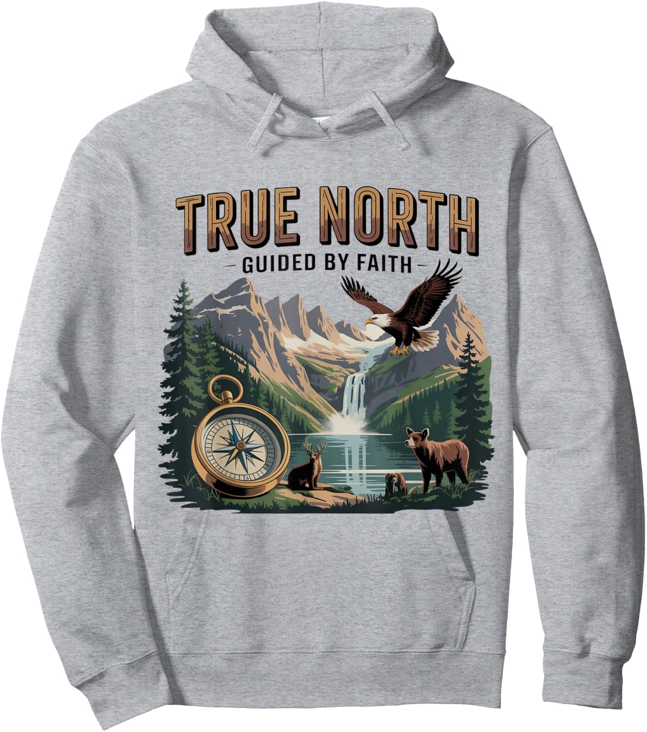 True-North VBS Guided by Faith Adventure Design Hoodie - Hoodie | Ash