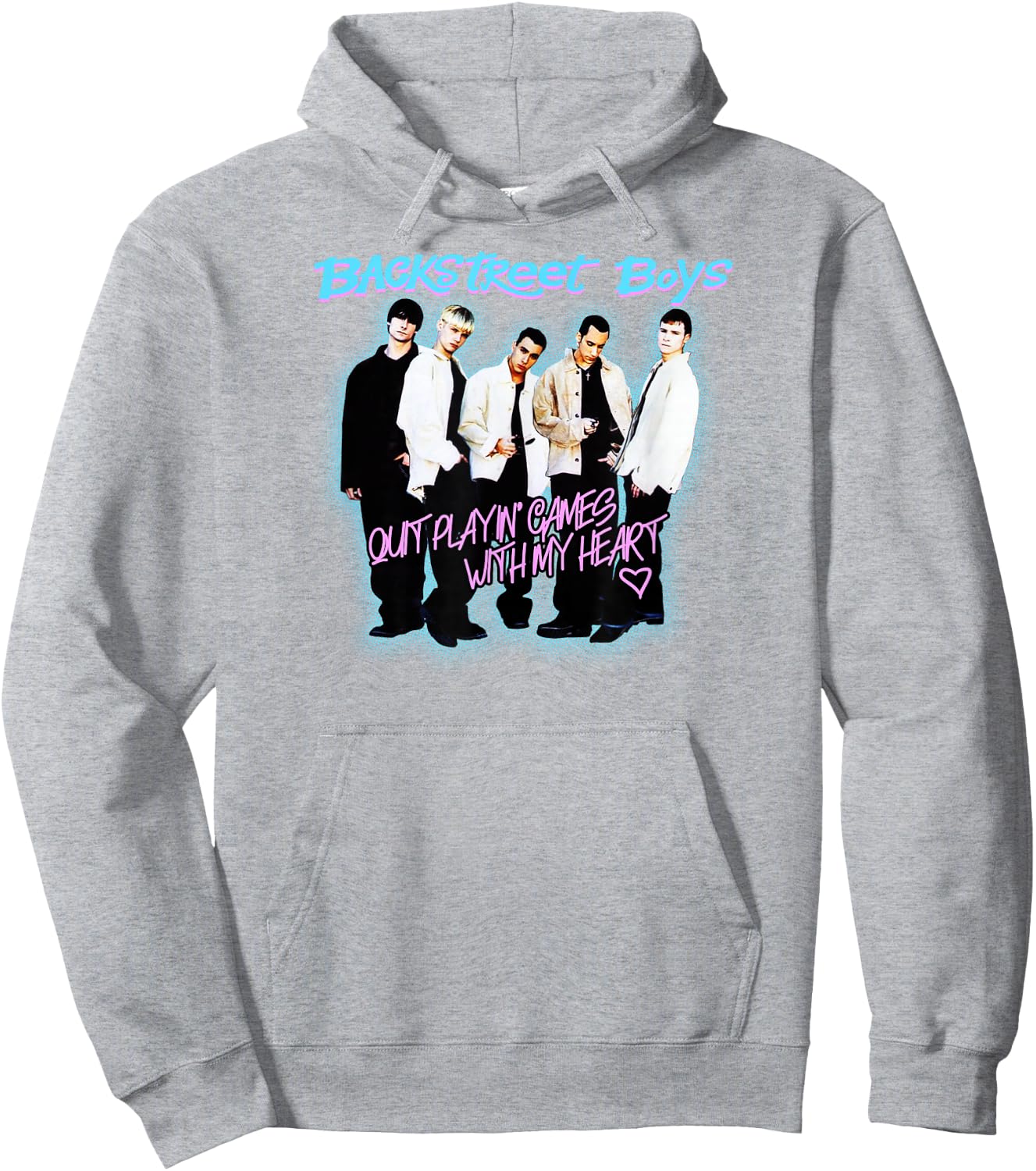 Backstreet Boys – Quit Playing Games Watercolor Hoodie - Hoodie | Ash