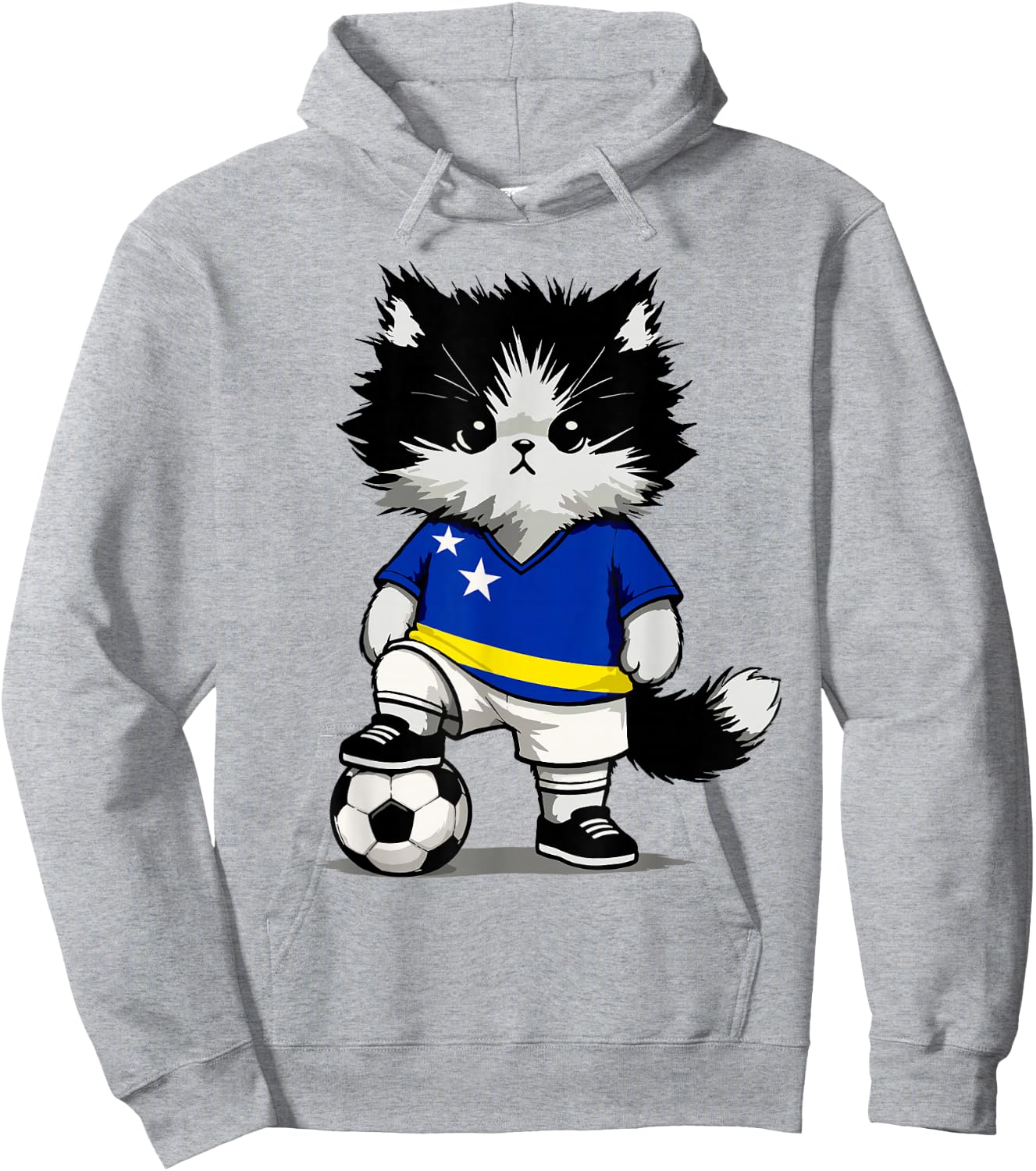 Curaçaoan Flag Men Women Kids Curaçao Hoodie - Hoodie | Ash
