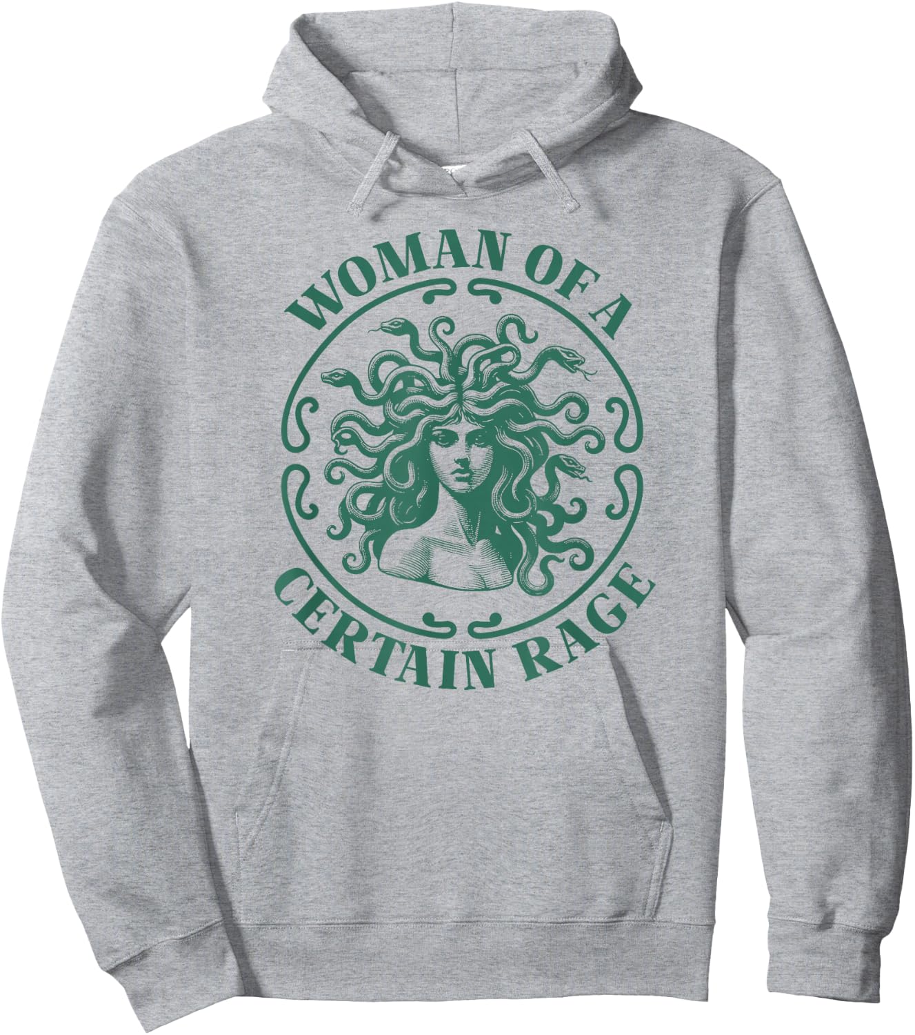 Die Frau Einer gewissen Wut Medusa Hoodie - Hoodie | Ash