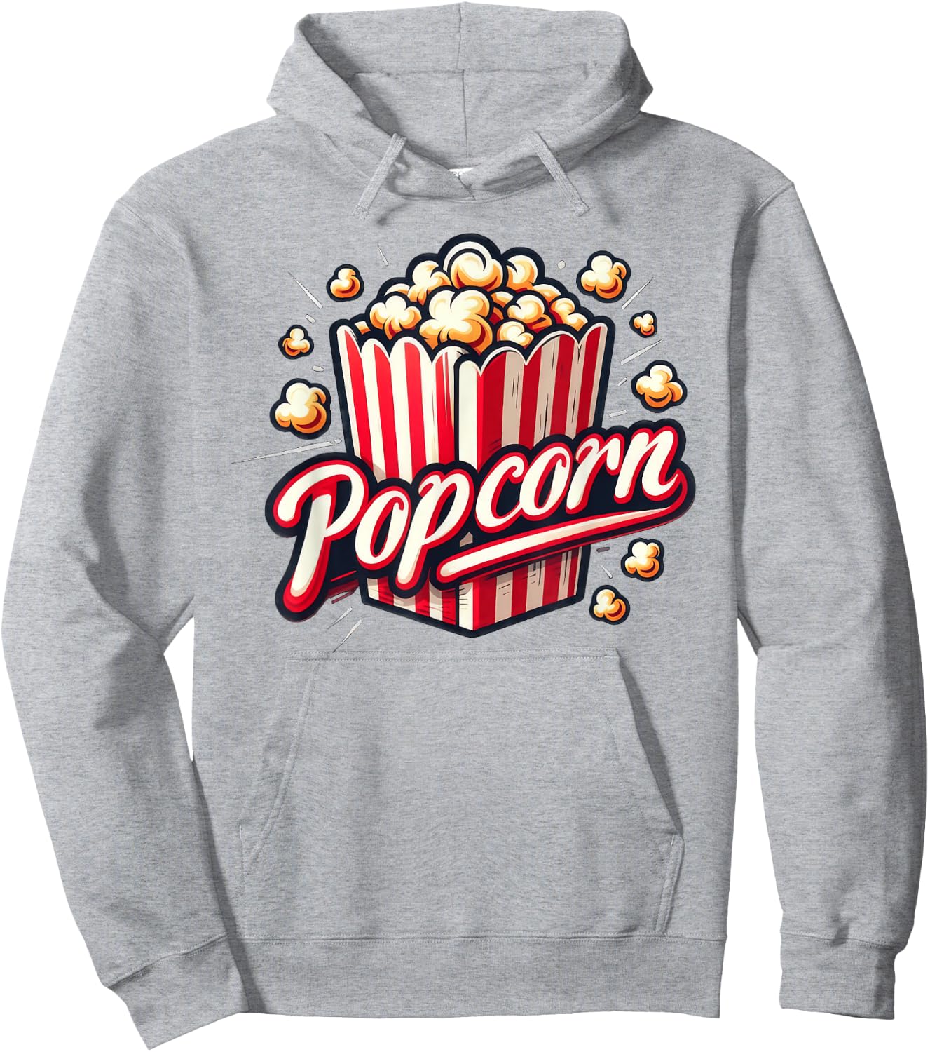 Popcorn Kostüm Kinder , White Hoodie - Hoodie | Ash