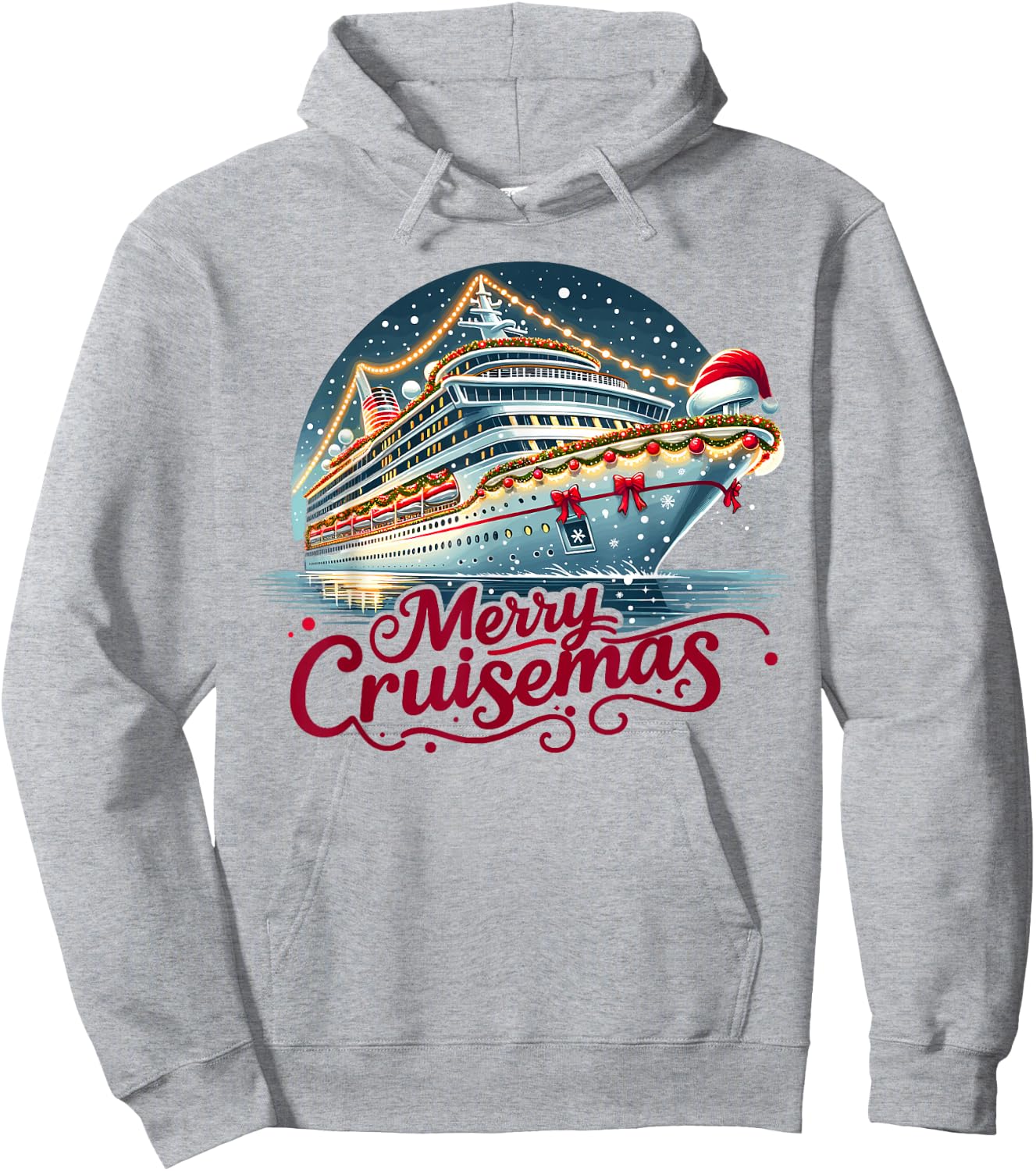 Merry Cruisemas - Cruise Mas Hoodie - Hoodie | Ash