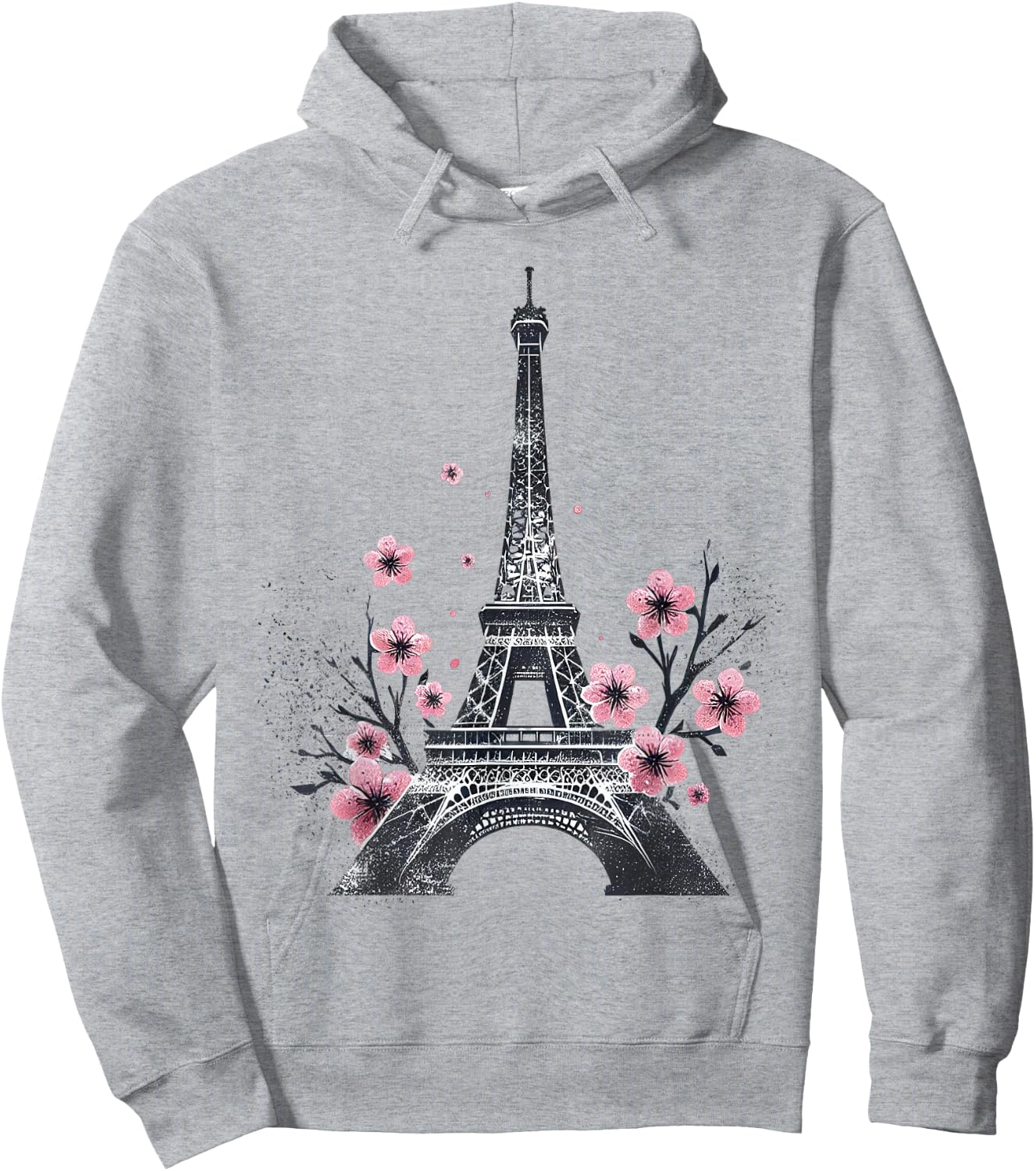 Eiffel Tower Hoodie - Hoodie | Ash