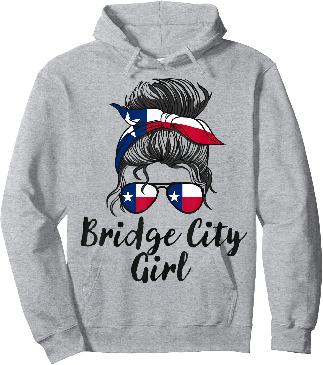 Bridge City Texas Women Girl Hoodie - Hoodie | Ash