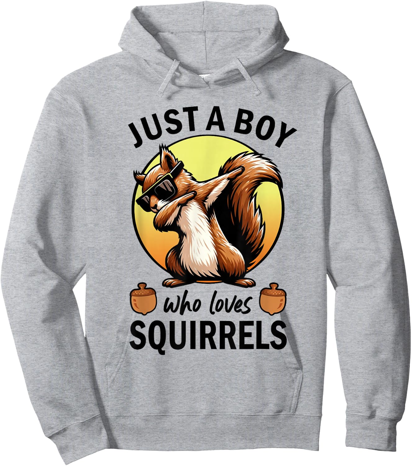Just A Boy Who Loves Squirrels Hoodie - Hoodie | Ash