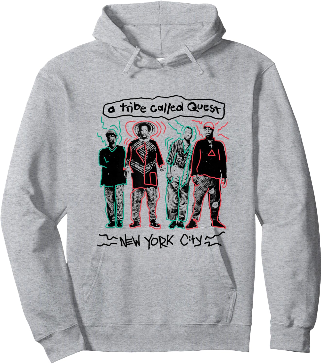 A Tribe Called Quest NYC Doodle Hoodie - Hoodie | Ash