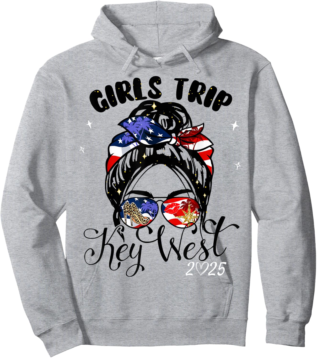 Girls Trip Key West 2025 Weekend Birthday Squad Hoodie - Hoodie | Ash
