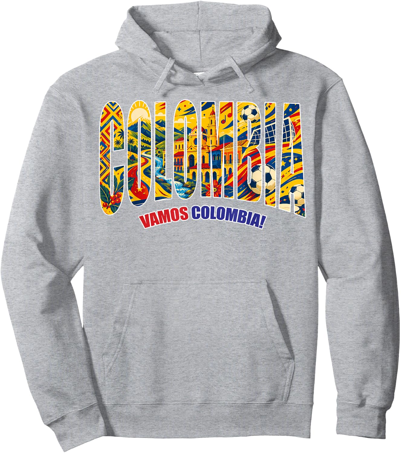 Colombia Country Colombian Flag Women Kids Hoodie - Hoodie | Ash