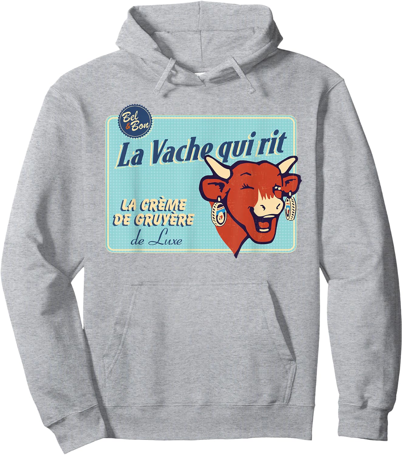 The Laughing Cow Luxury Cream Of Gruyere Hoodie - Hoodie | Ash