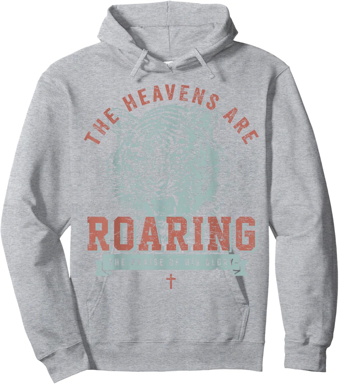 The Heavens Are Roaring Tiger Hoodie - Hoodie | Ash