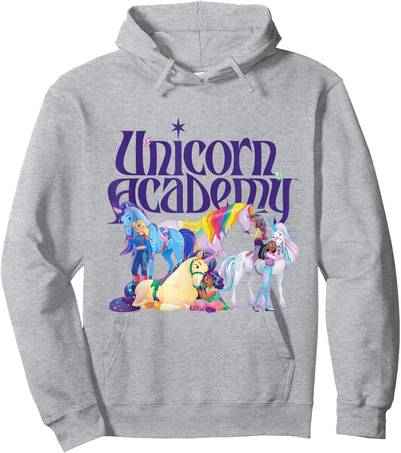 Rider and Unicorns , White Hoodie - Hoodie | Ash