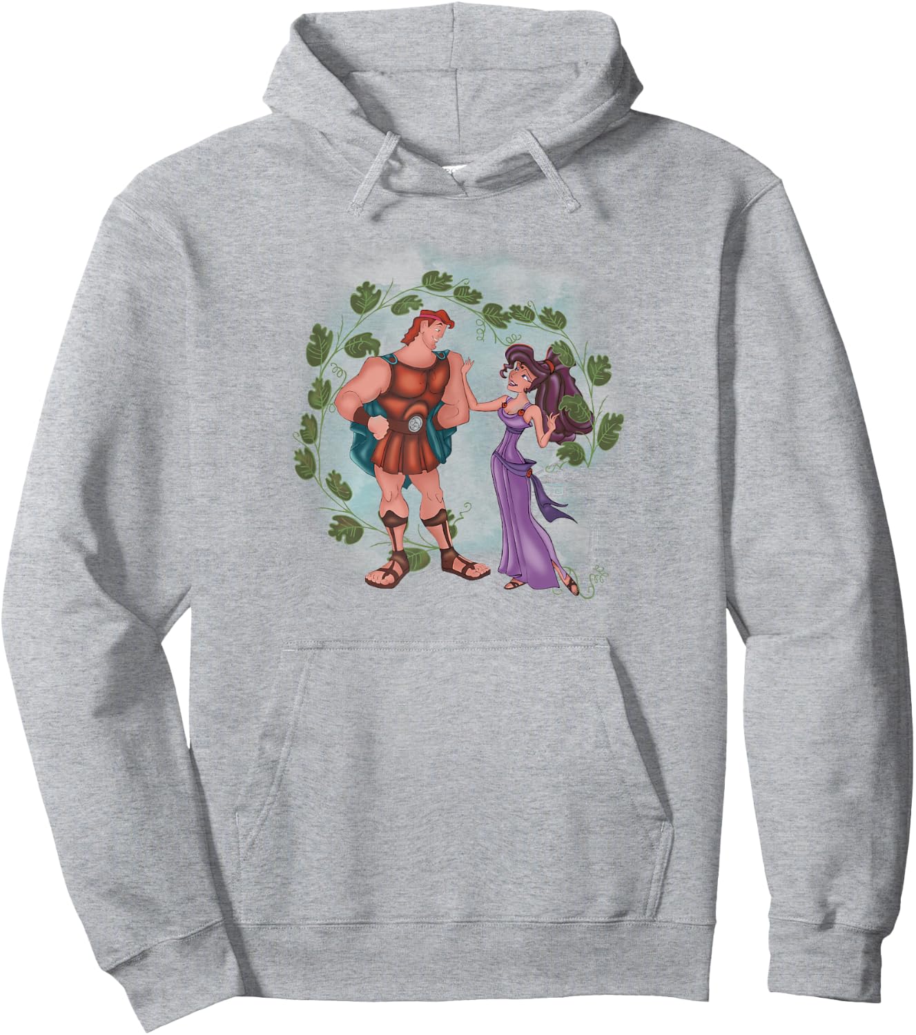 Disney Hercules Meg And Herc Fine Art Pose Hoodie - Hoodie | Ash