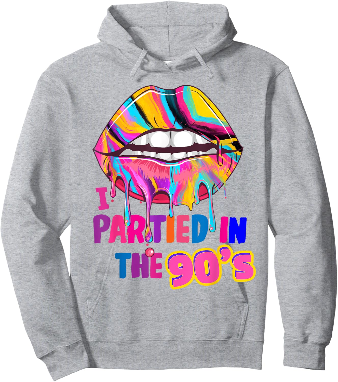 90s Design Rave Outfit & 90s Festival Costume Hoodie - Hoodie | Ash