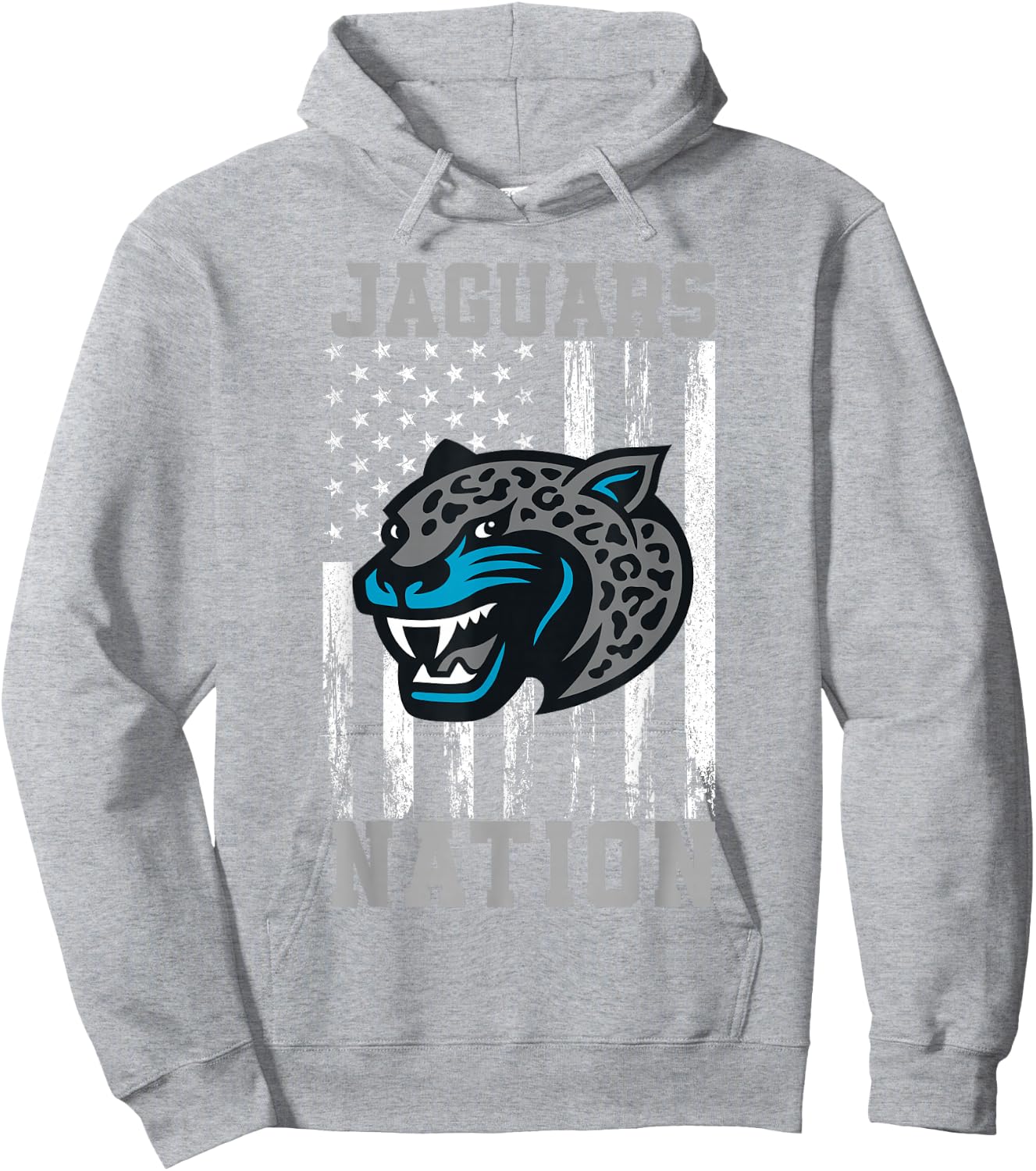 Seckinger Jaguars Logo Nation HS Hoodie - Hoodie | Ash