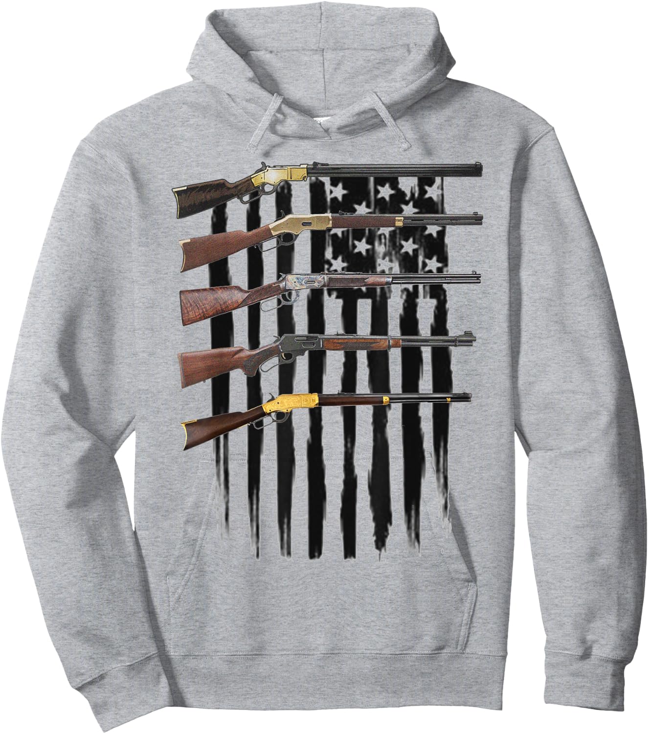 Lever Action Rifles Hoodie - Hoodie | Ash