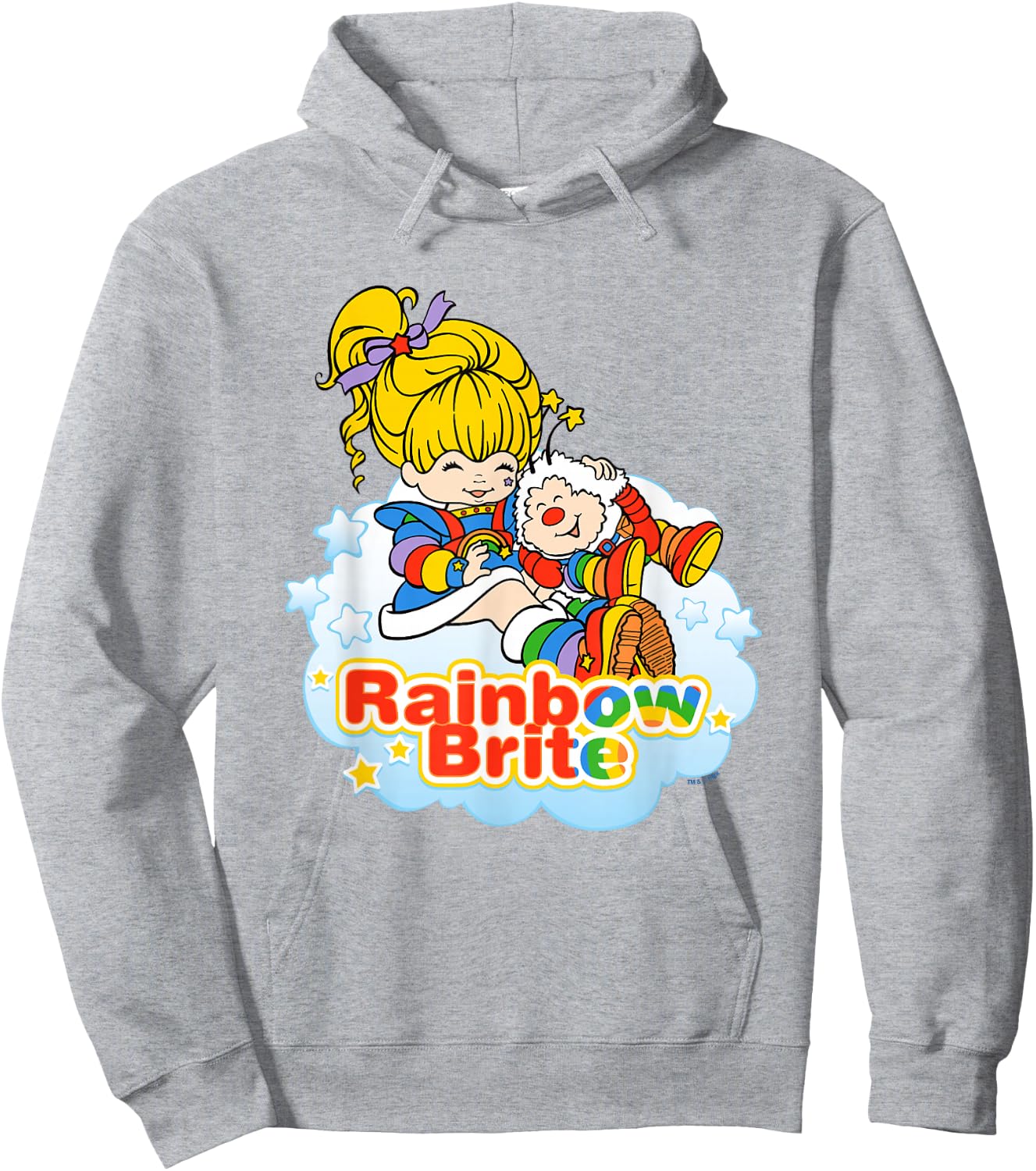 Rainbow Brite & Twink Best Friends Forever Hoodie - Hoodie | Ash