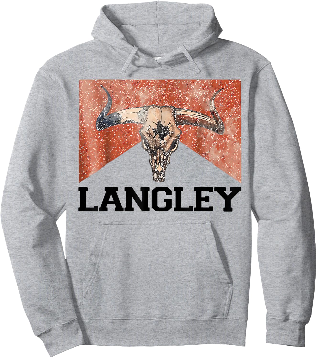 Retro Classic Langley Vintage Gift Women Hoodie - Hoodie | Ash