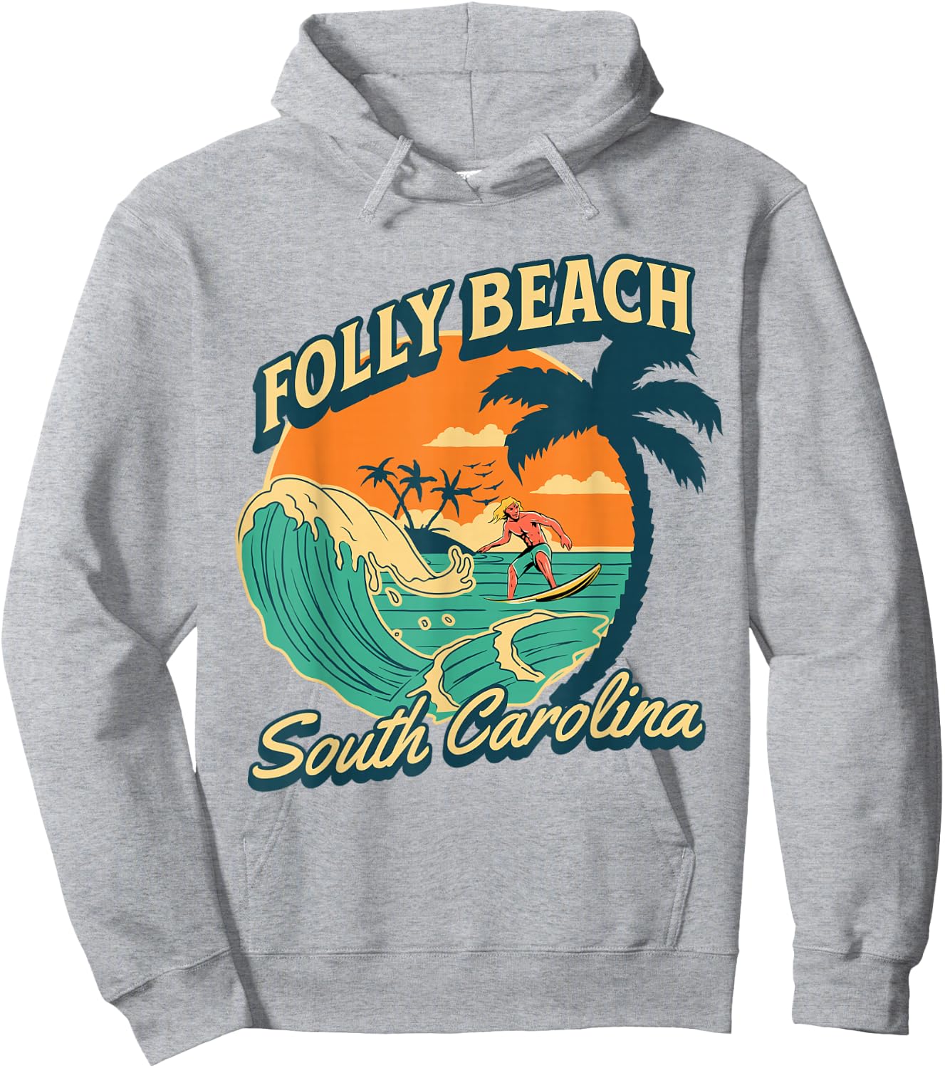 Folly Beach Hoodie - Hoodie | Ash