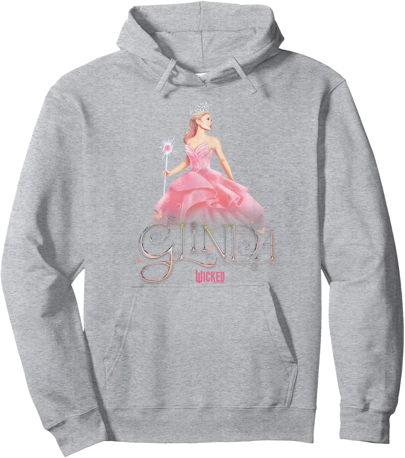 Wicked Glinda Elegant Pose , White Hoodie - Hoodie | Ash