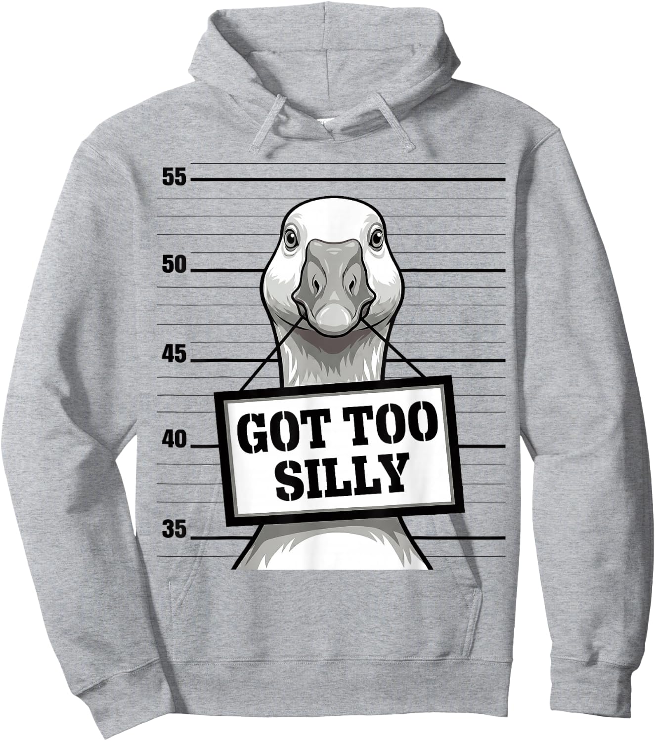 Sarcastic Funny Silly Goose Hoodie - Hoodie | Ash