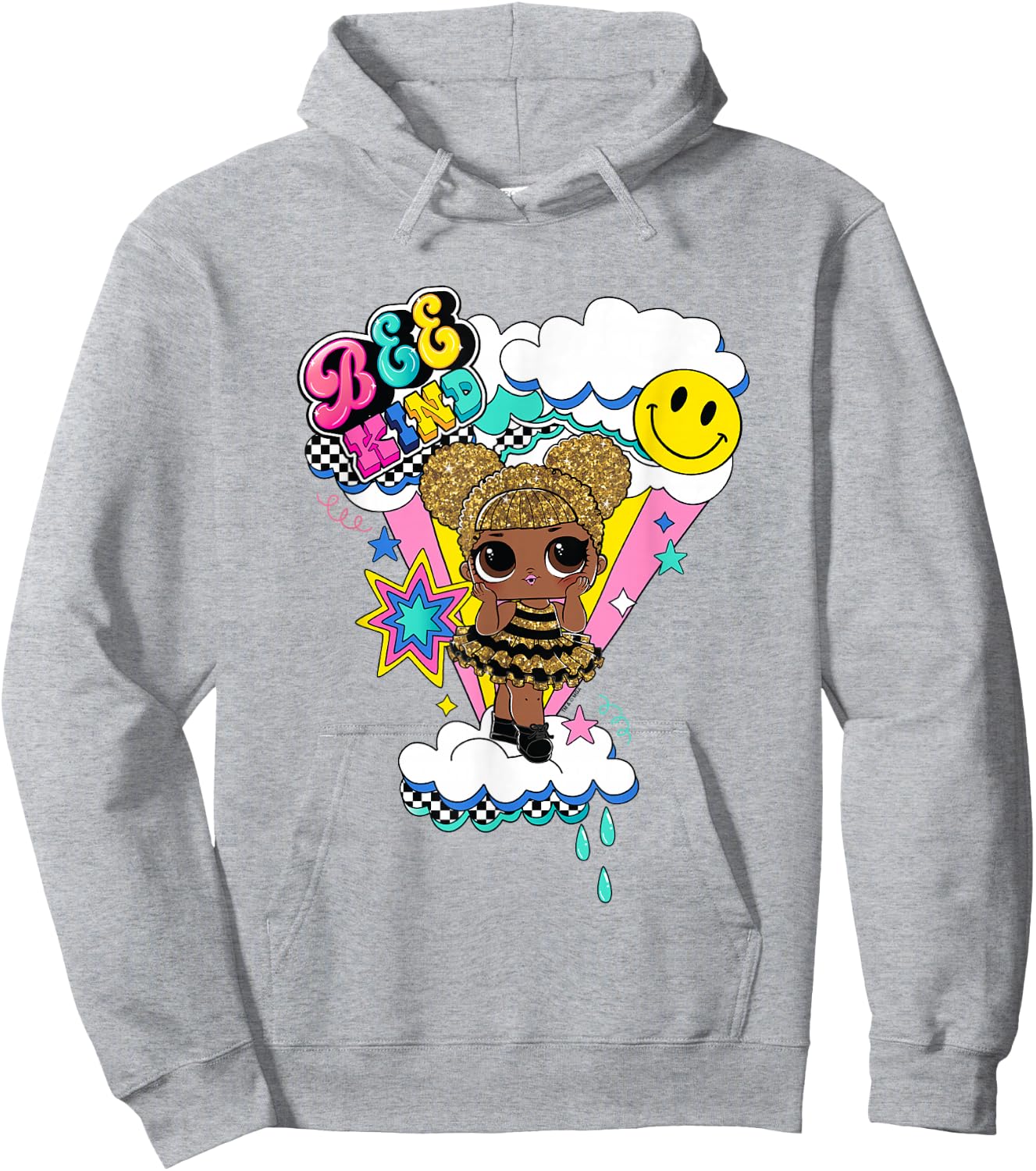 LOL Surprise Bee Kind Queen Bee Cute Logo Hoodie - Hoodie | Ash