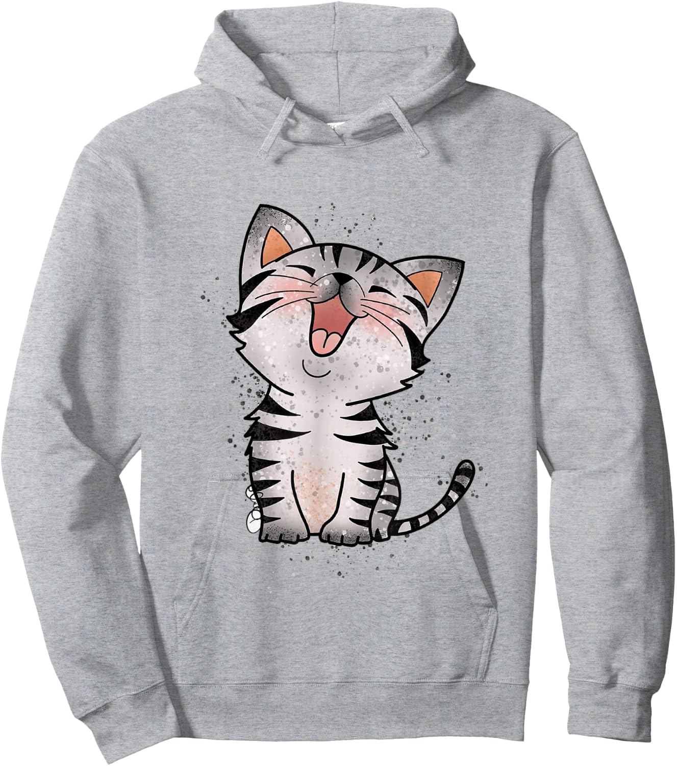 Cute Kitten Cat Lovers , White Hoodie - Hoodie | Ash